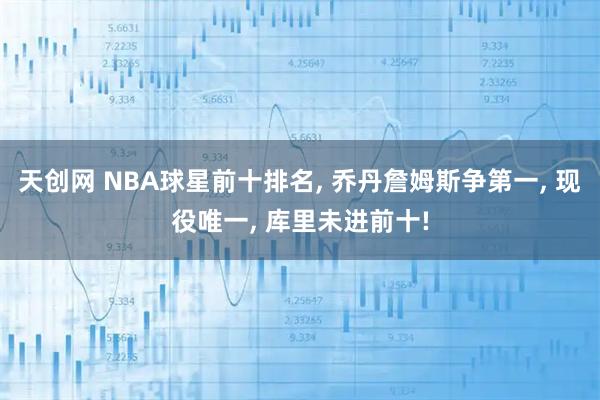 天创网 NBA球星前十排名, 乔丹詹姆斯争第一, 现役唯一, 库里未进前十!