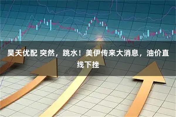 昊天优配 突然，跳水！美伊传来大消息，油价直线下挫