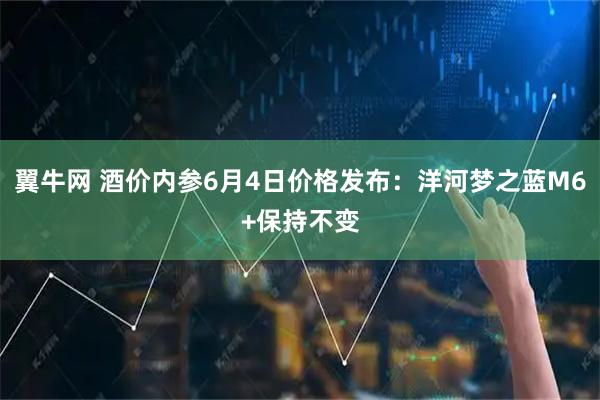 翼牛网 酒价内参6月4日价格发布：洋河梦之蓝M6+保持不变